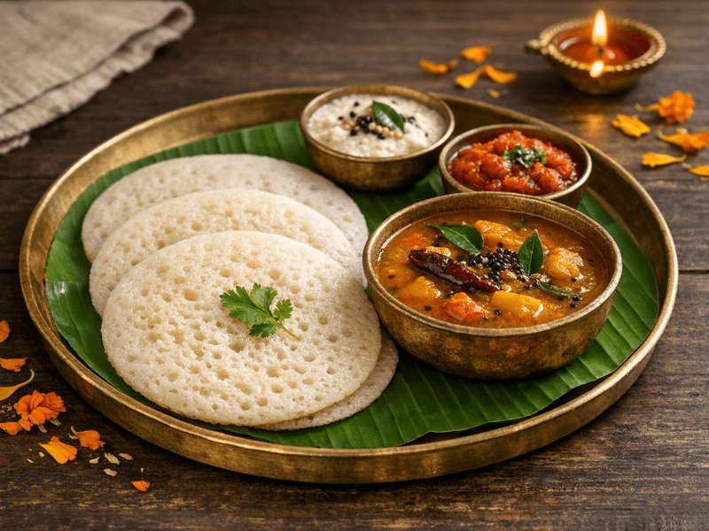 Set Dosa with Sambhar