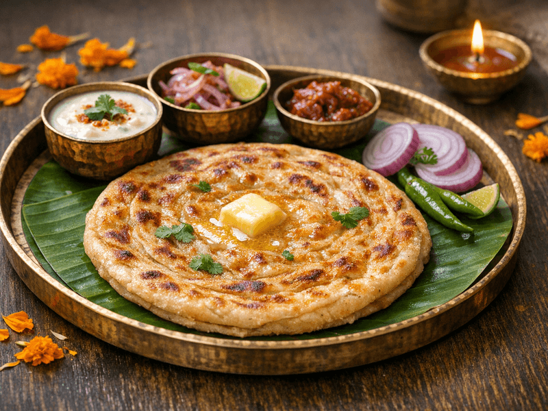 Simple Butter Prantha