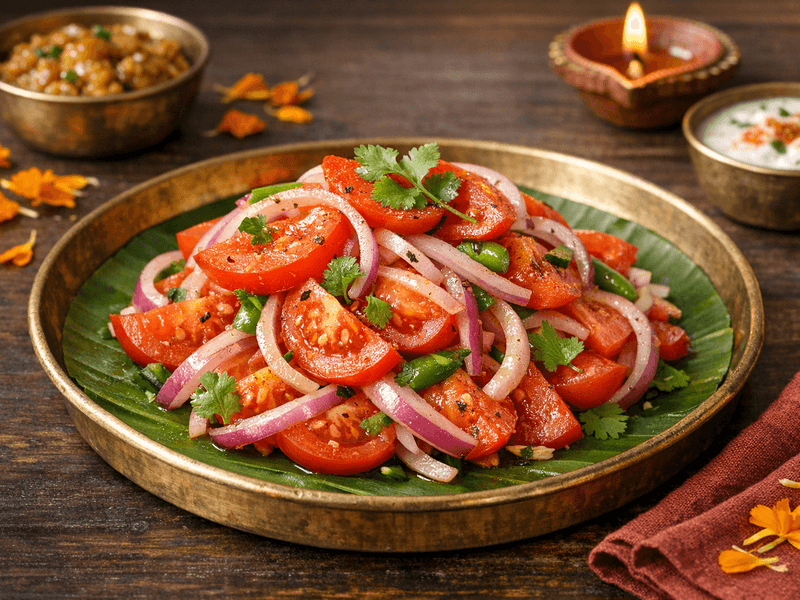 Simple Tomato and Onion Salad