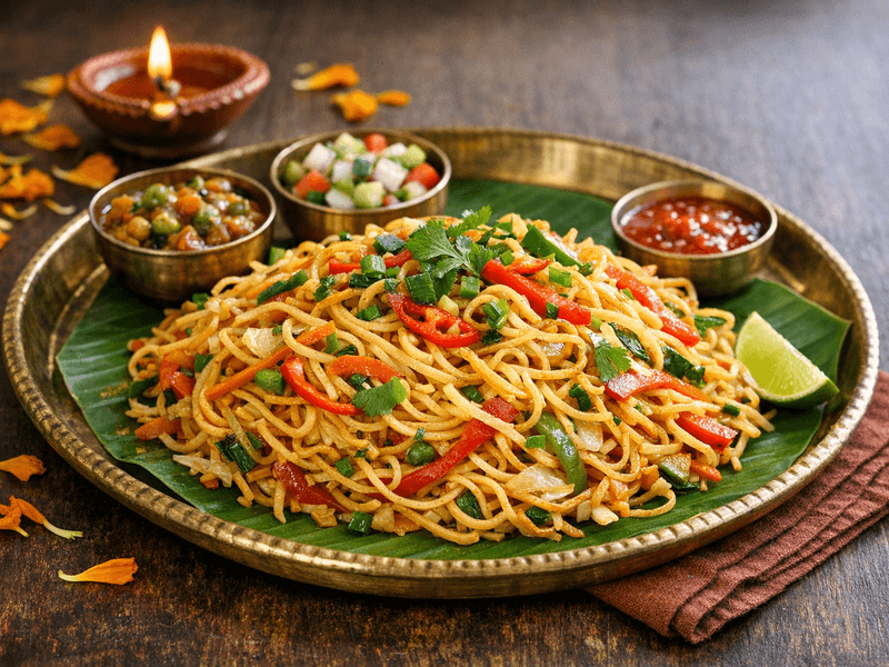 Singapore Veg Noodles