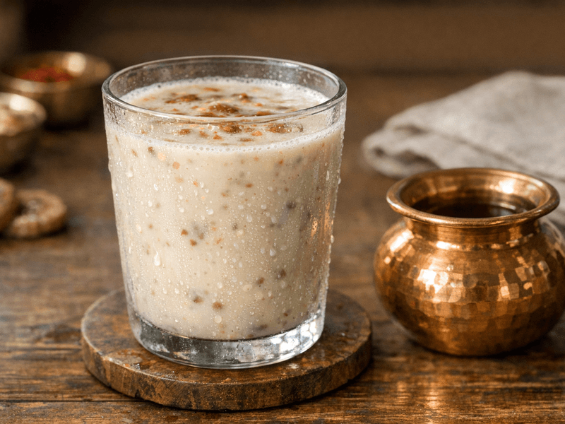 Soaked Anjeer with Milk