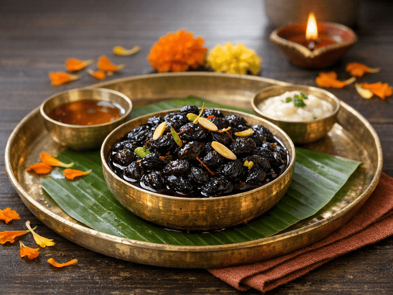 Soaked Black Raisins with Honey