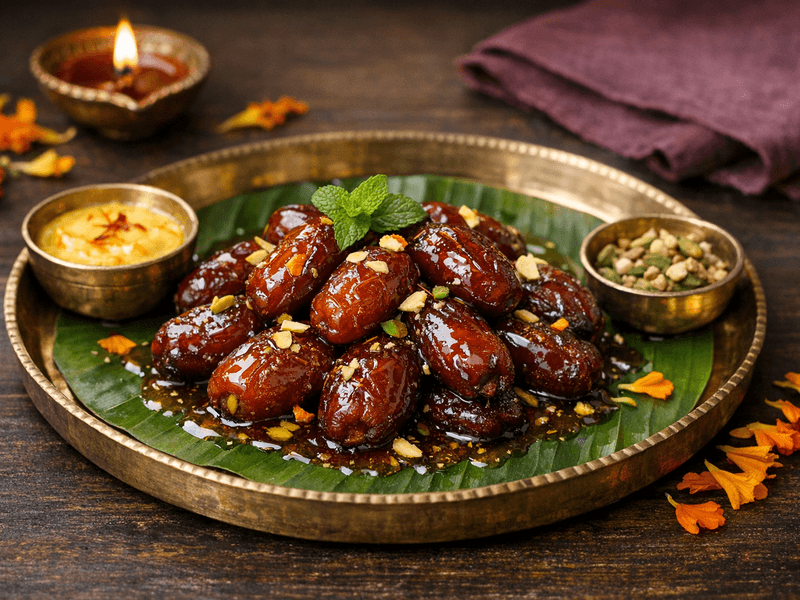 Soaked Dates with Honey
