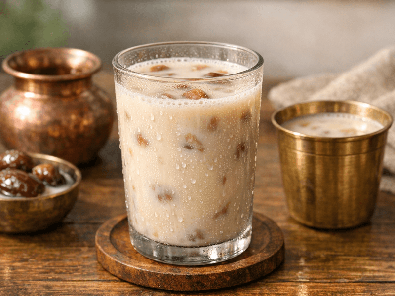 Soaked Dates with Milk