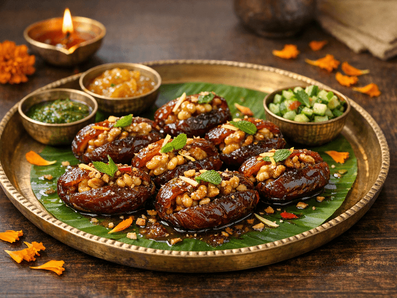 Soaked Dates with Walnuts
