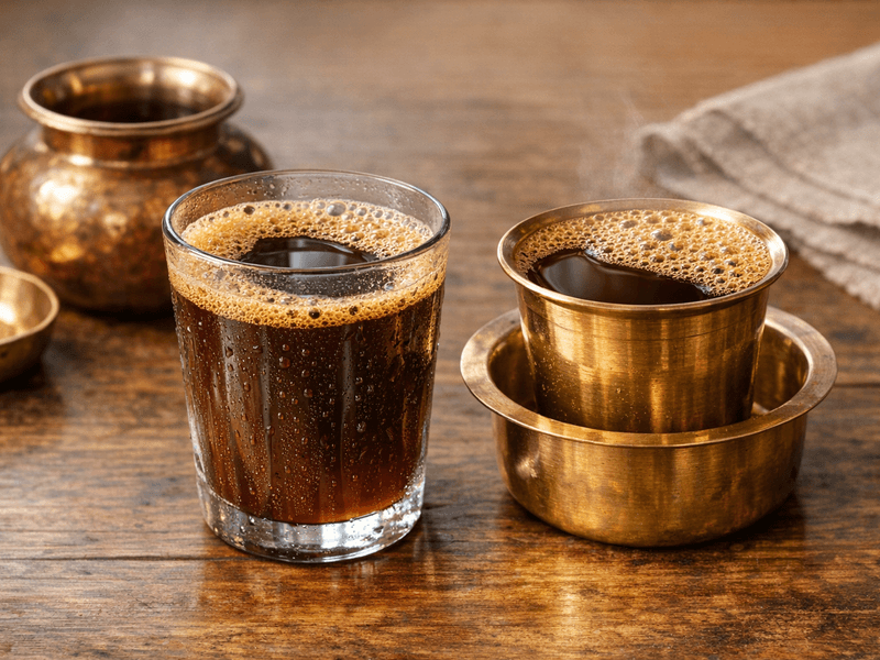 South Indian Filter Coffee Without Sugar