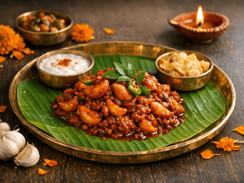 South Indian Garlic Pickle