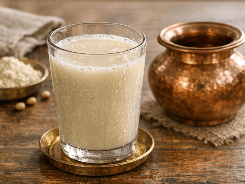 Soy Protein Powder with Water