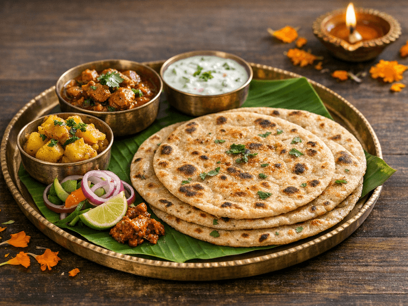 Soya and Wheat Roti