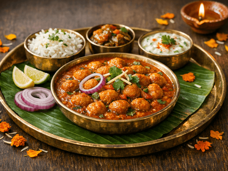 Soybean Masala Gravy