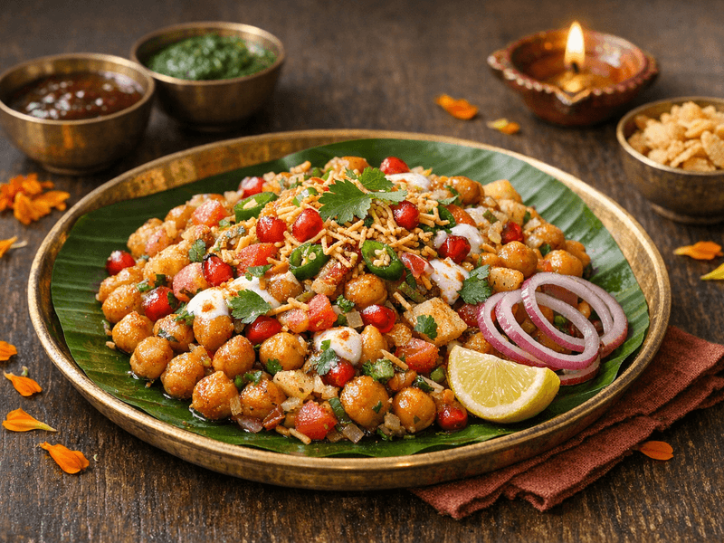 Spicy Chana Chaat