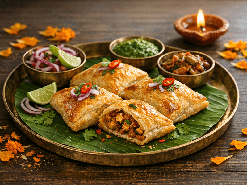 Spicy Chicken Puff