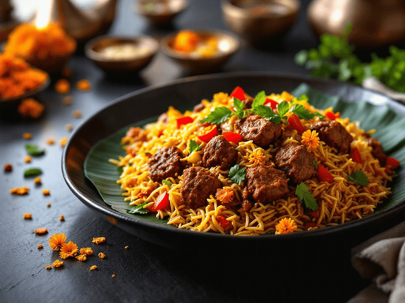 Spicy Lamb Biryani