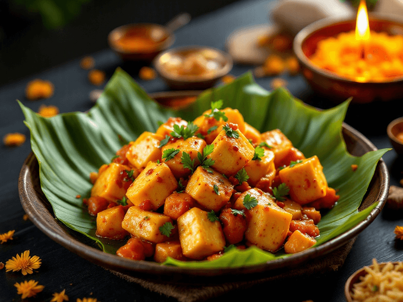 Spicy Paneer Roast