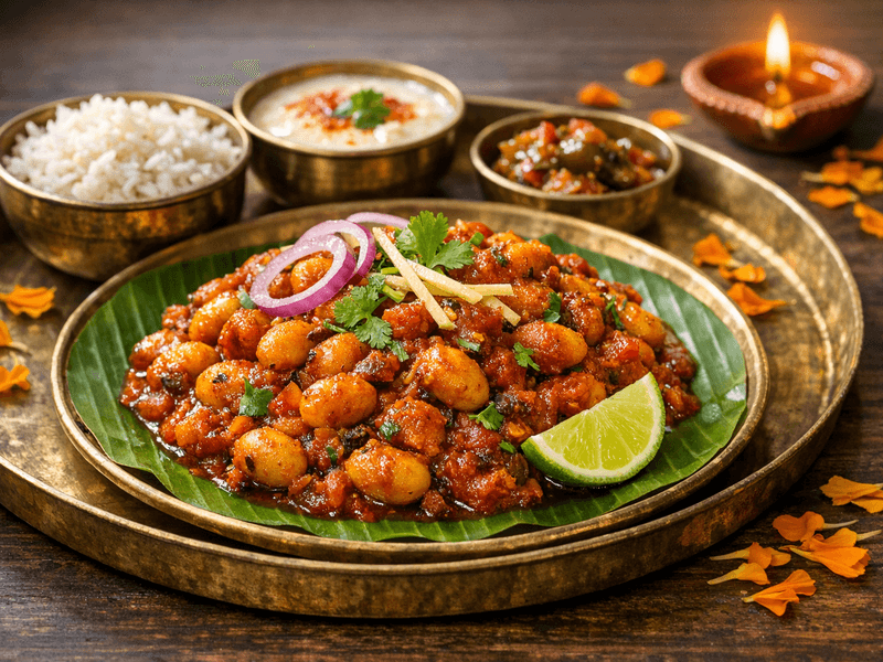 Spicy Soybean Masala