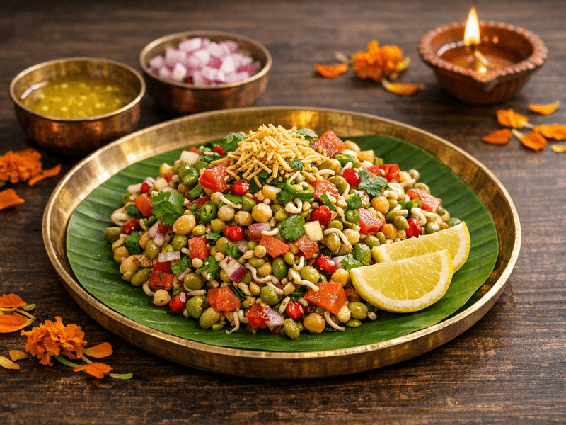 Sprout Salad with Lemon Dressing