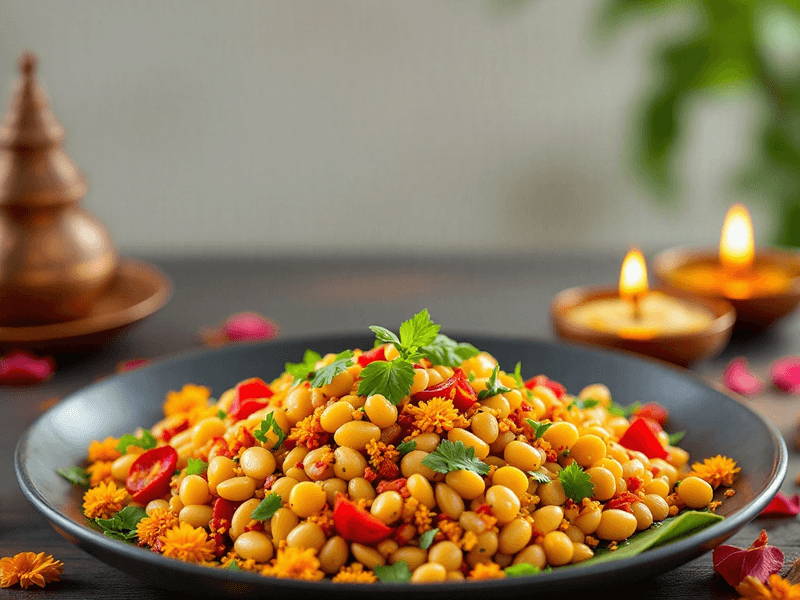 Sprouted Bean Salad