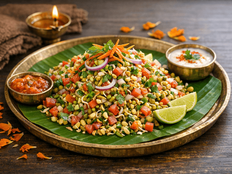 Sprouted Moong Salad