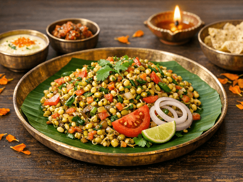 Sprouted Moong Stir Fry