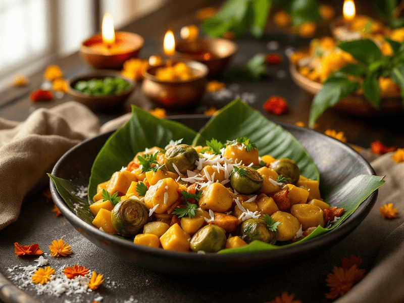Sprouts Curry with Coconut