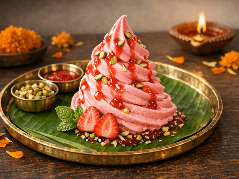 Strawberry Softy Ice Cream