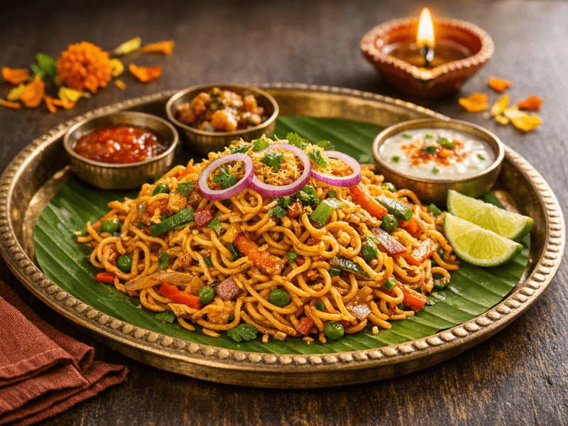 Street-Style Masala Noodles
