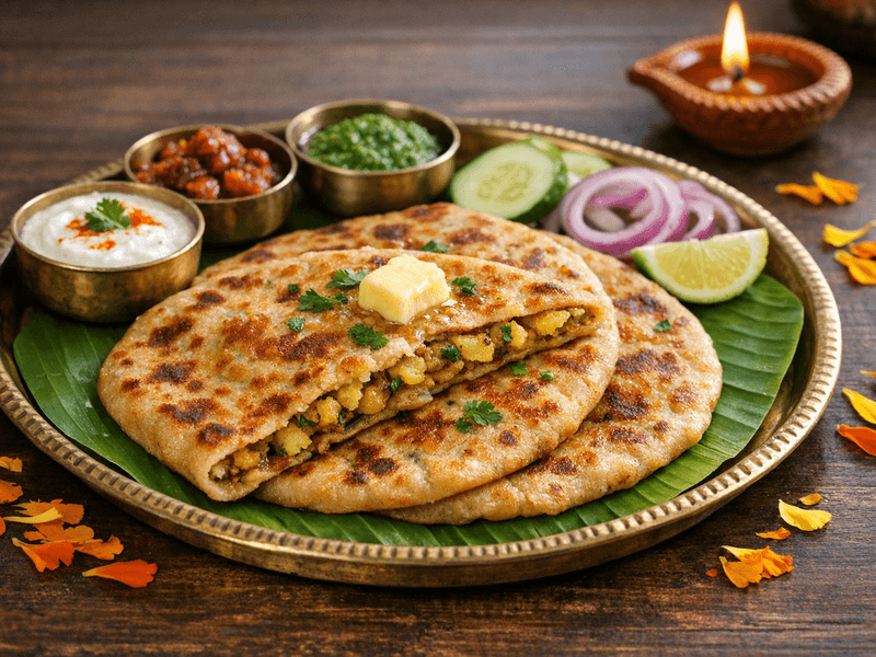Stuffed Aloo Paratha