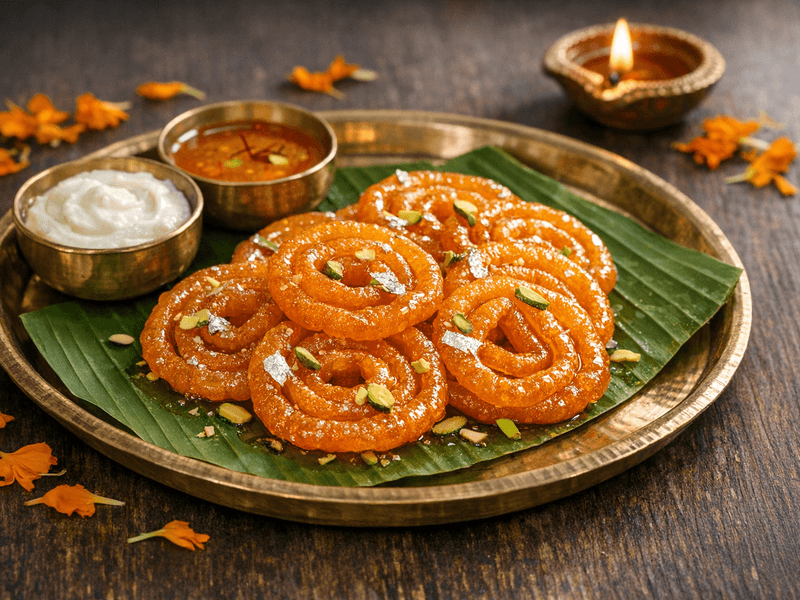 Sugar Syrup Jalebi