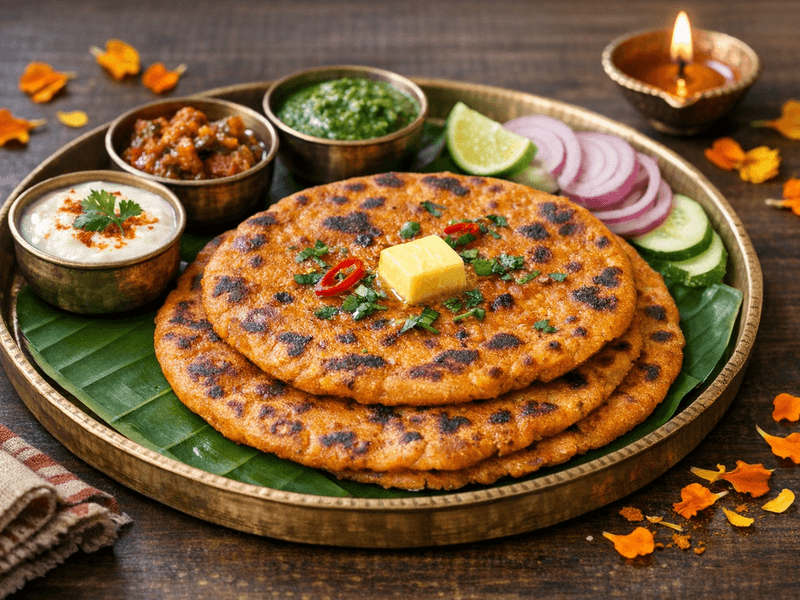 Sweet Potato Paratha