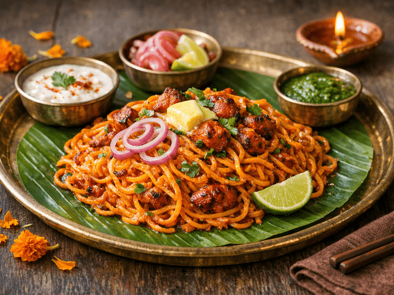 Tandoori Butter Noodles