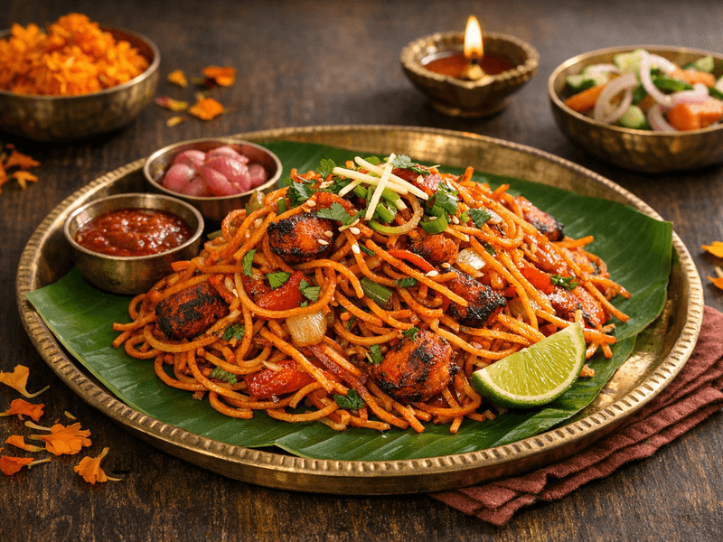 Tandoori Hakka Noodles