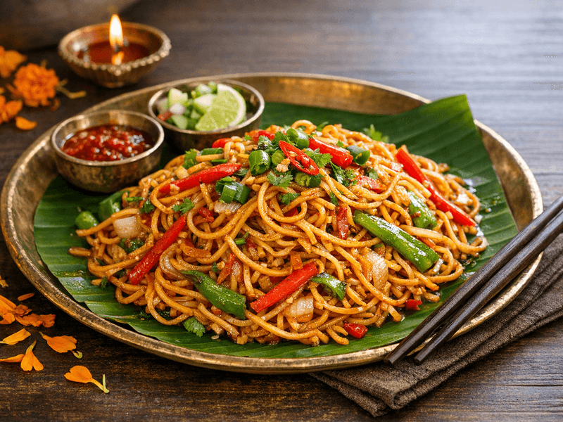 Tangra-Style Chilli Noodles