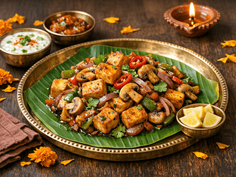 Tofu Mushroom Stir Fry