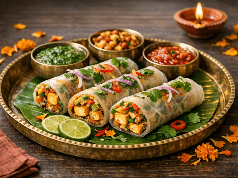 Tofu Rice Paper Roll
