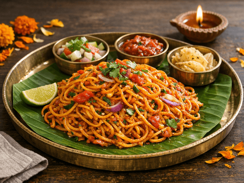Tomato Garlic Noodles