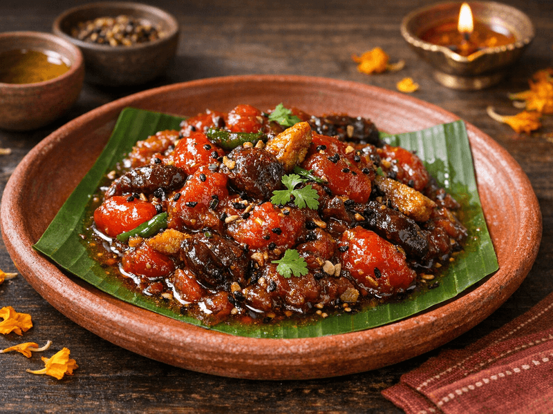 Tomato Khejur Chutney