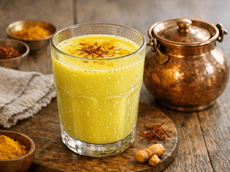 Turmeric Saffron Milk