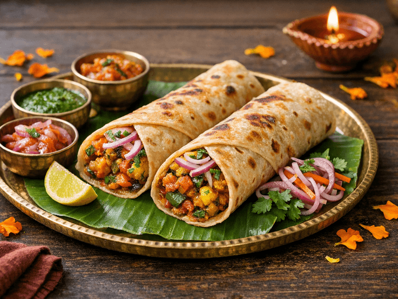 Veg Frankie