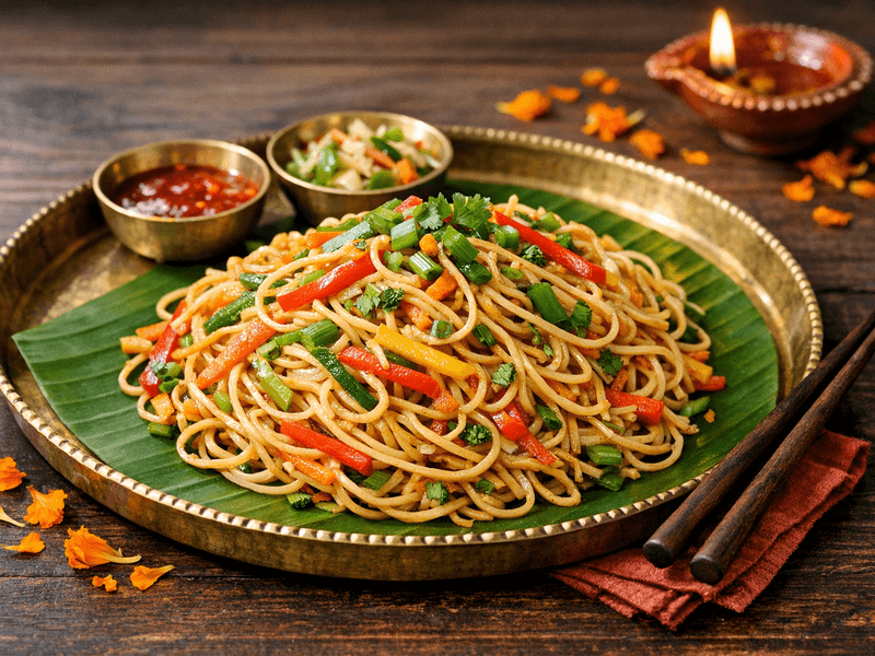 Veg Hakka Noodles