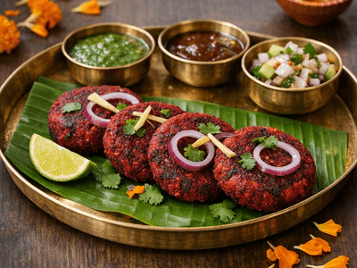 Vegan Beetroot Pattice