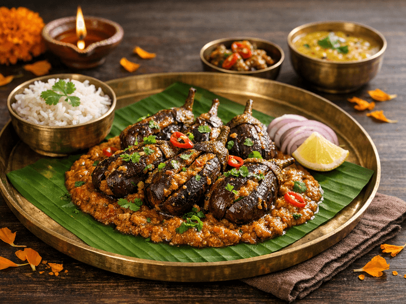 Vegan Bharli Vangi