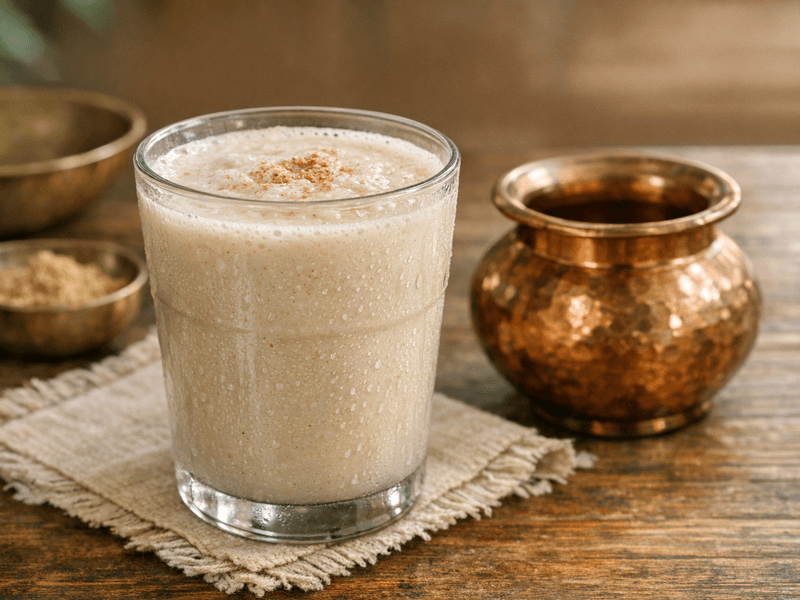 Vegan Protein Shake with Almond Milk