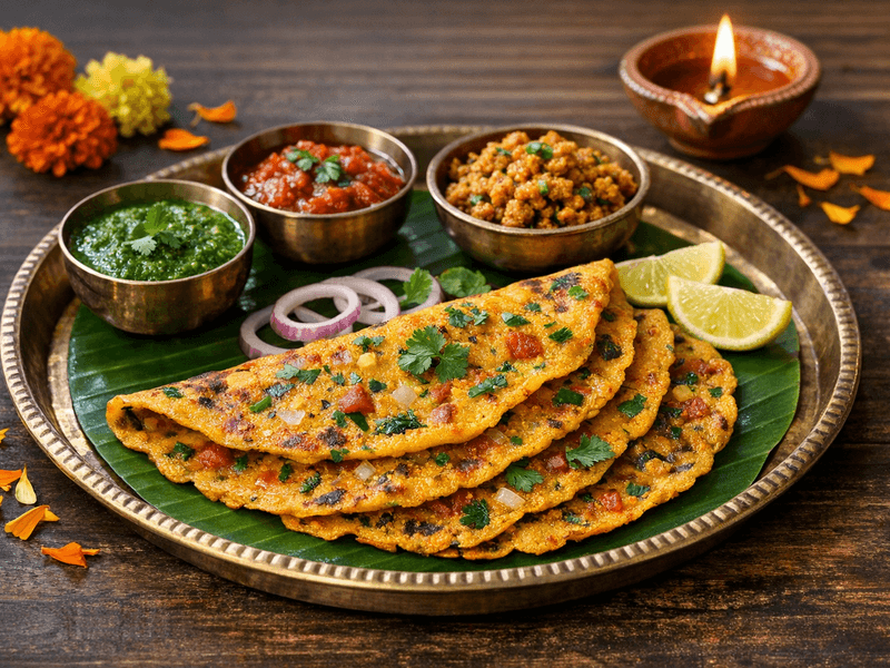Vegan Soya Besan Chilla