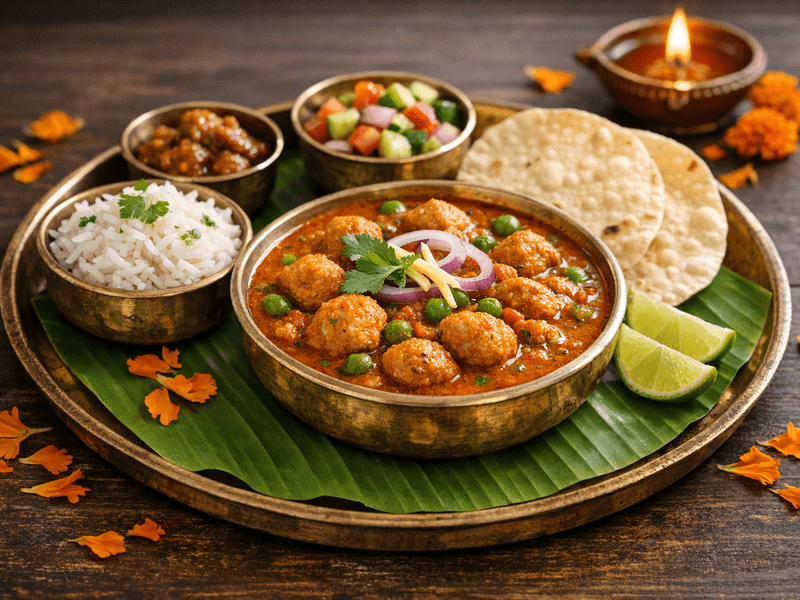 Vegan Soyabean Curry