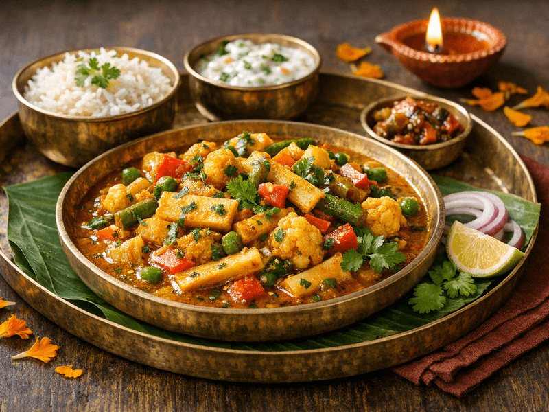 Vegetable Curry with Bamboo Shoot