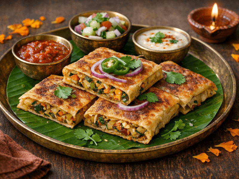 Vegetable Murtabak