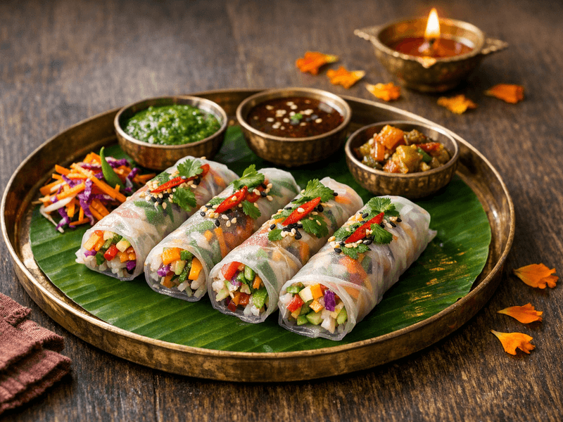 Vegetable Rice Paper Wrap
