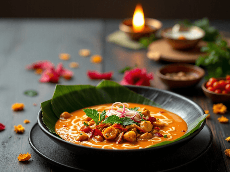 Vegetarian Laksa Malaysia