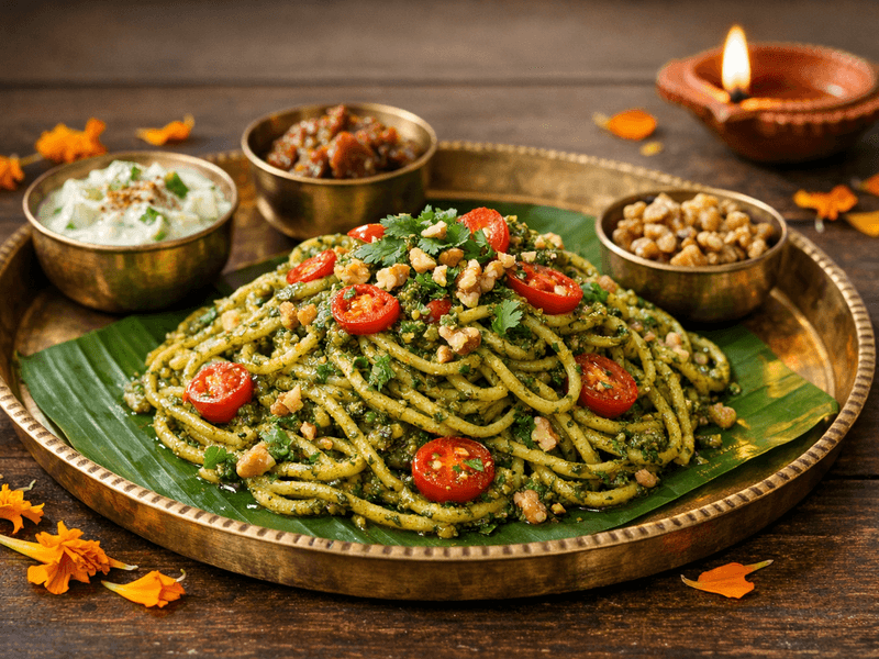 Walnut Pesto Pasta
