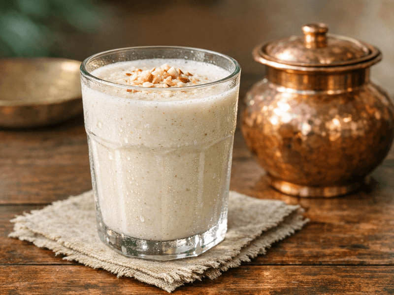 Whey Protein with Almond Milk